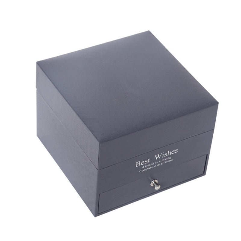LovelyRose™ 9 Rose Foam Latex Gift Box with 'I Love You' Pendant