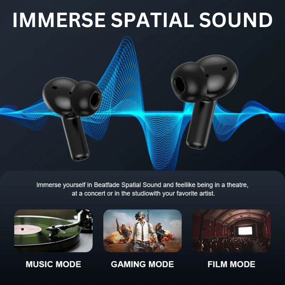 Symphonix™ TWS Pro - True Wireless Earbuds with Adaptive Noise Cancelling