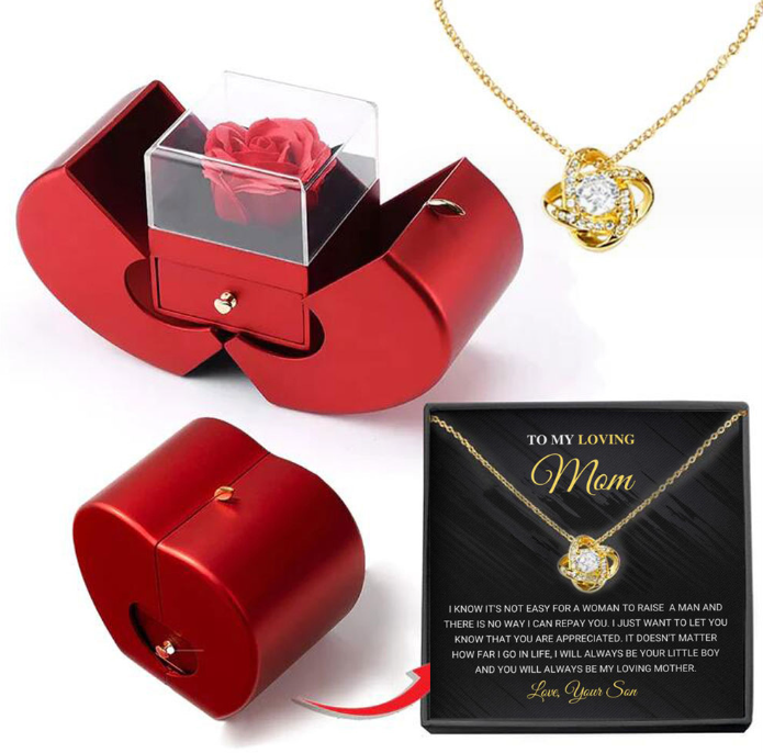 Forever Rose - Heart Box - To My Mom