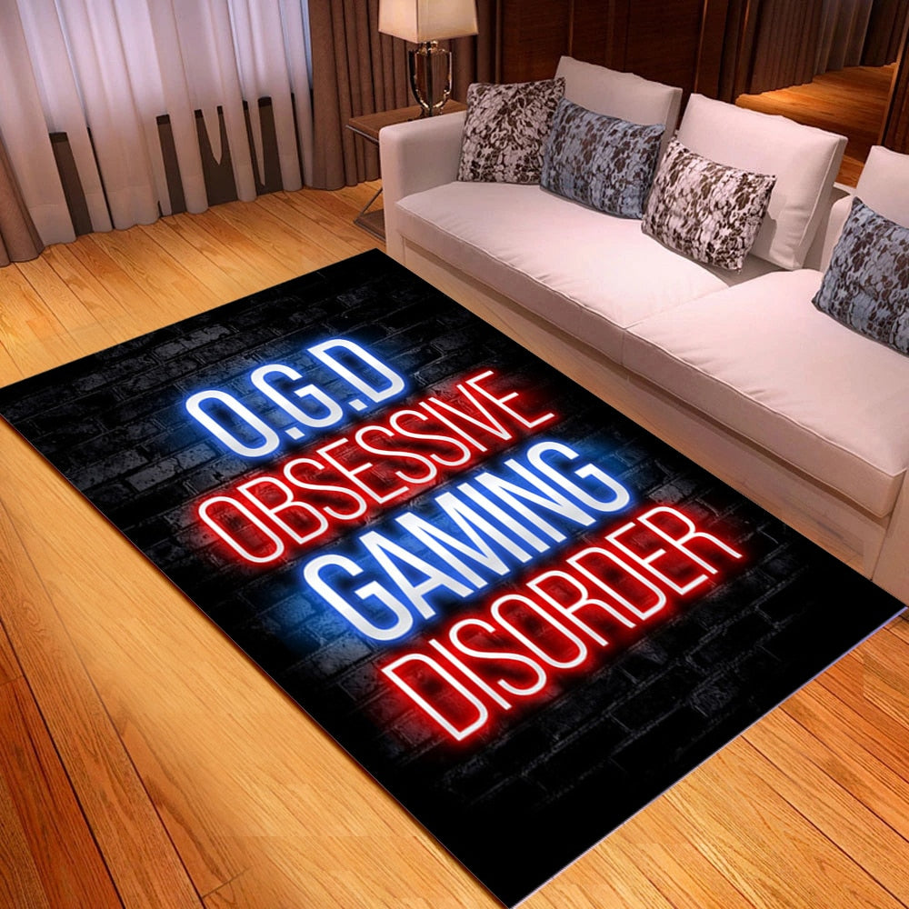 Creative Game Console Furry Carpet