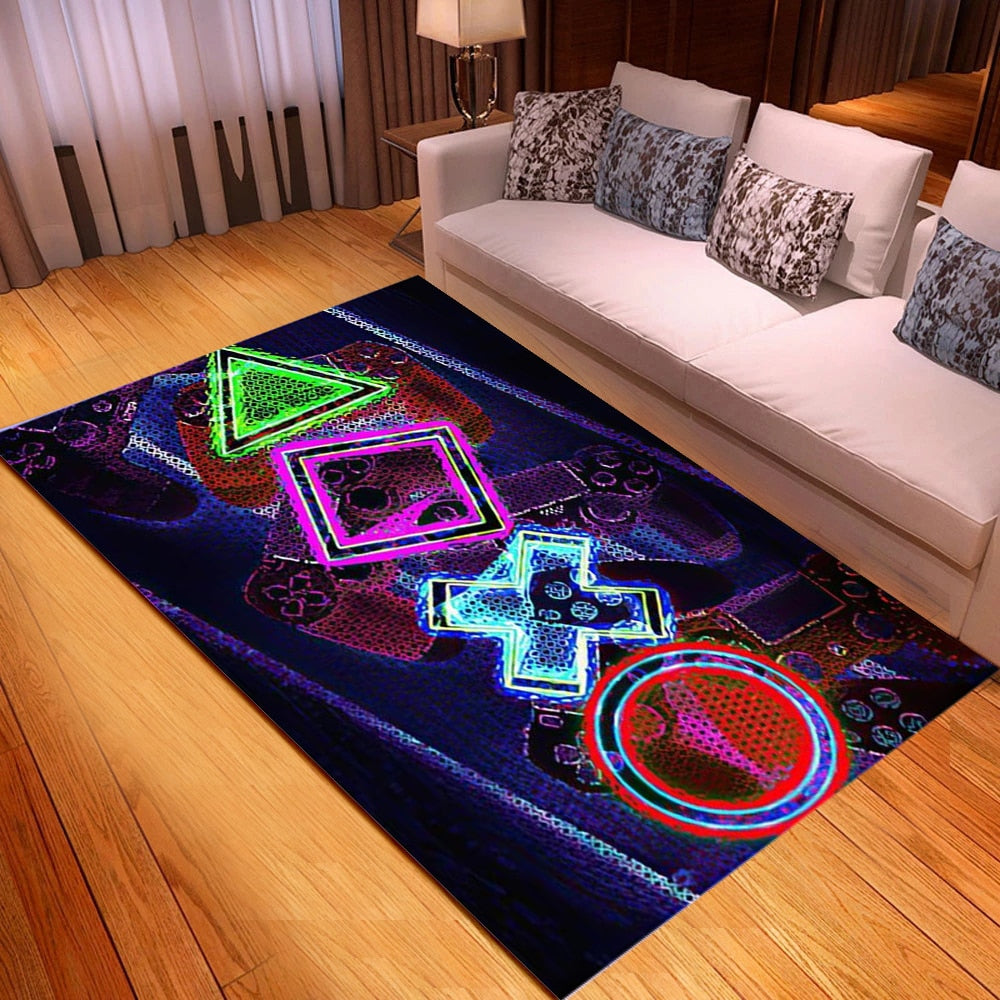 Creative Game Console Furry Carpet