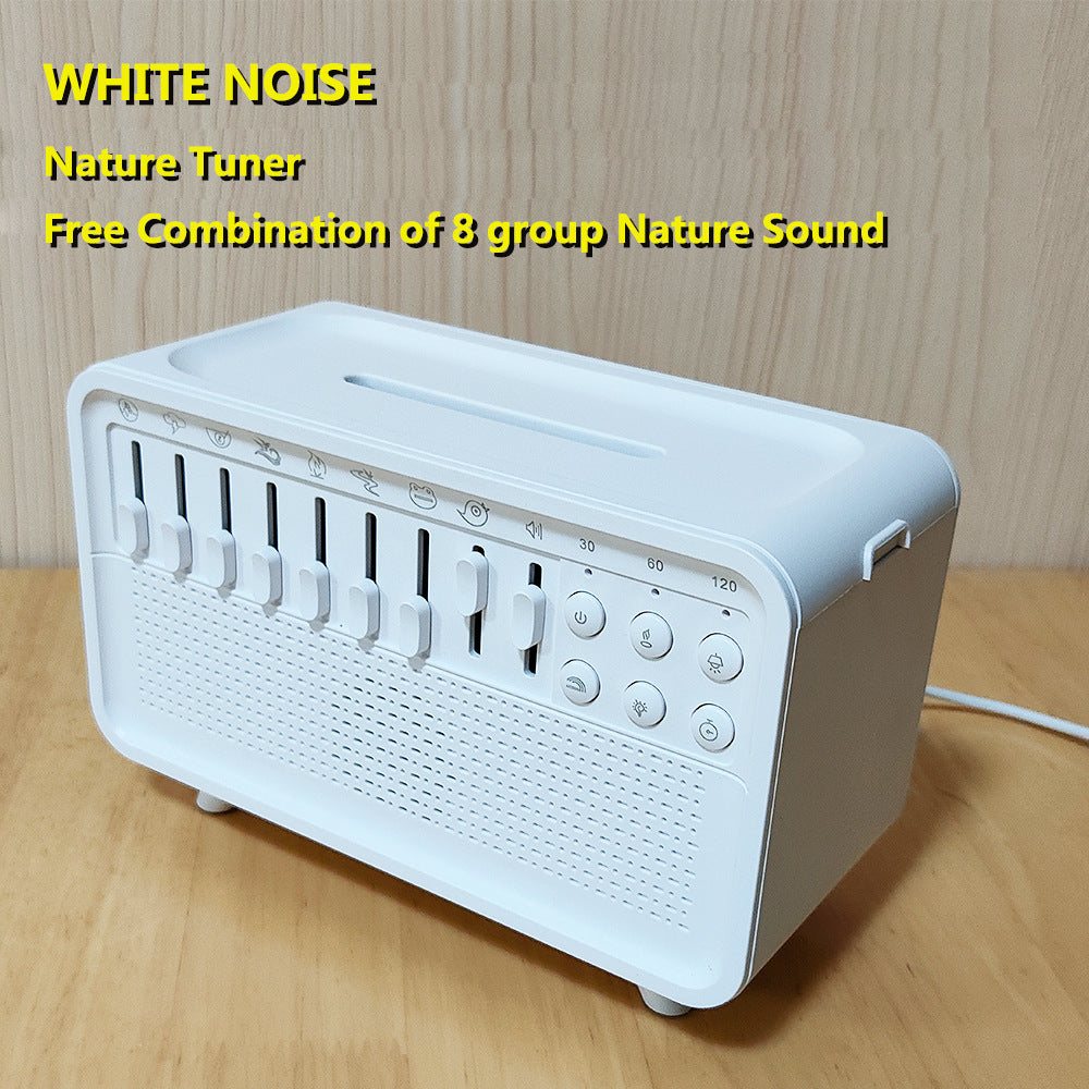 3 in 1 White Noise Sound Machine Night Light Humidifier