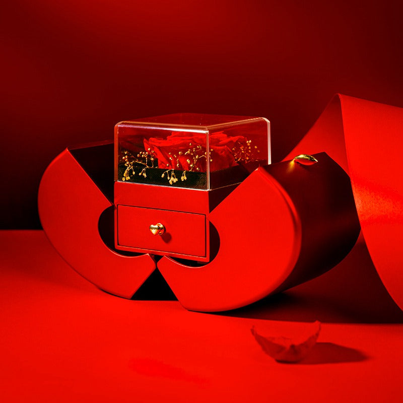 Forever Rose - Heart Box - To My Love