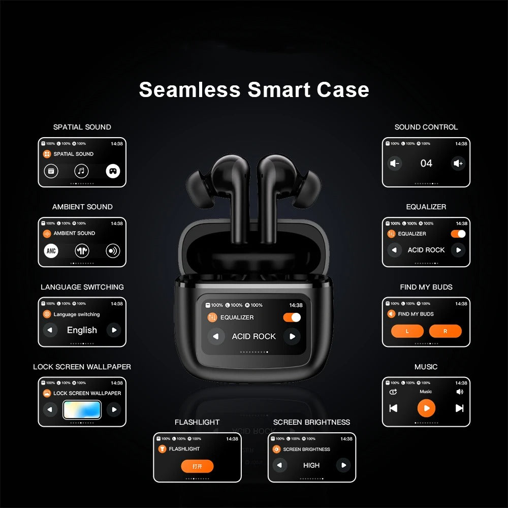 Symphonix™ TWS Pro - True Wireless Earbuds with Adaptive Noise Cancelling