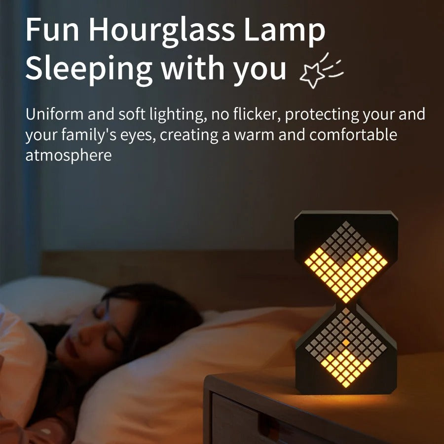 TimeScape Lamp: Creative Wireless USB 3D Night Light & Hourglass Timer