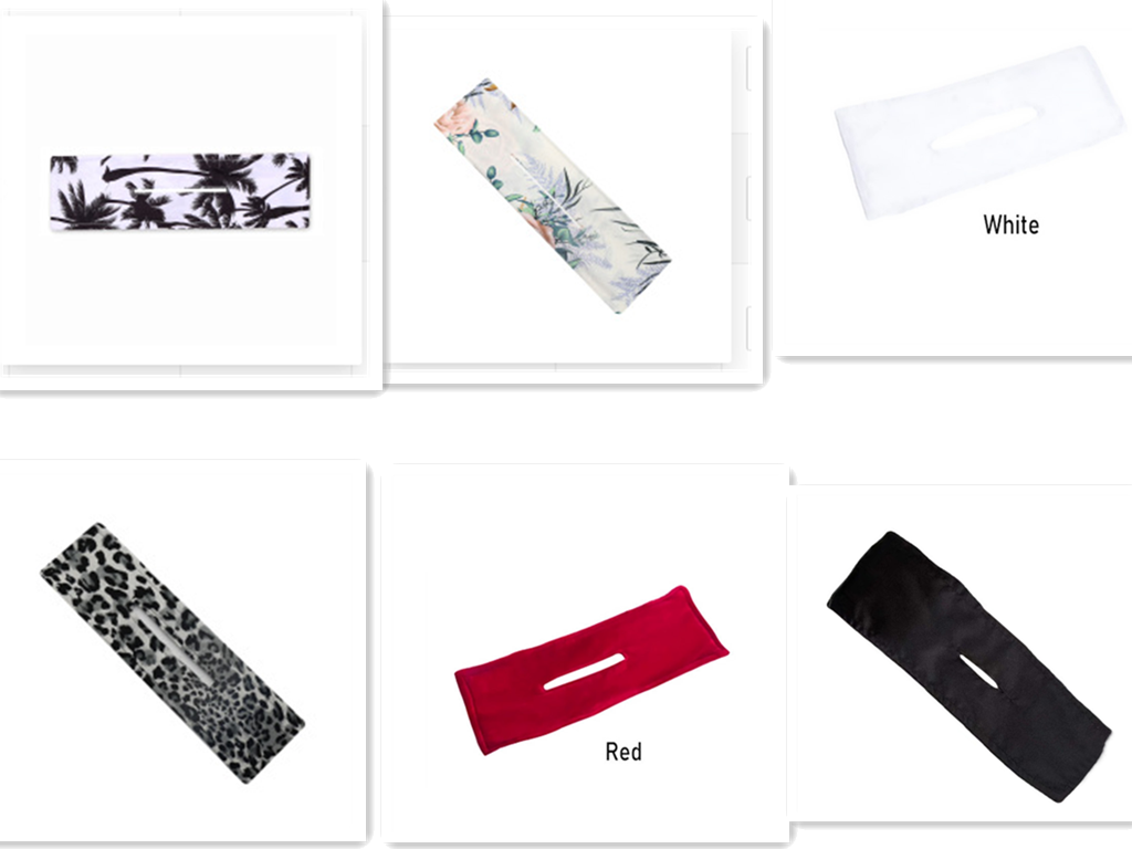 Printed Headband, Hair Coiler, French Vintage Bow