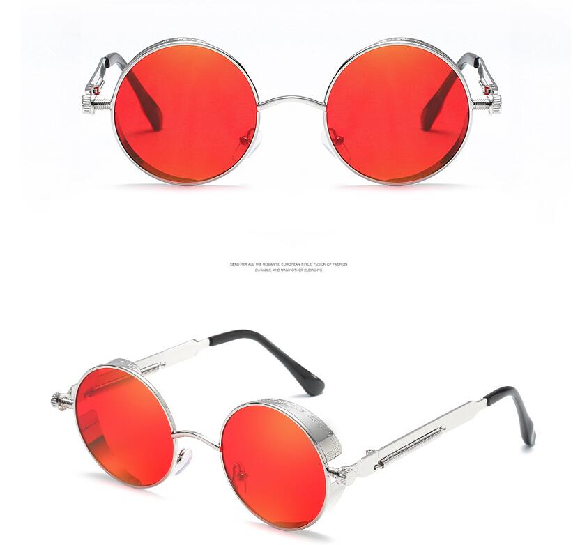 Round Metal Retro Fashion Sunglasses