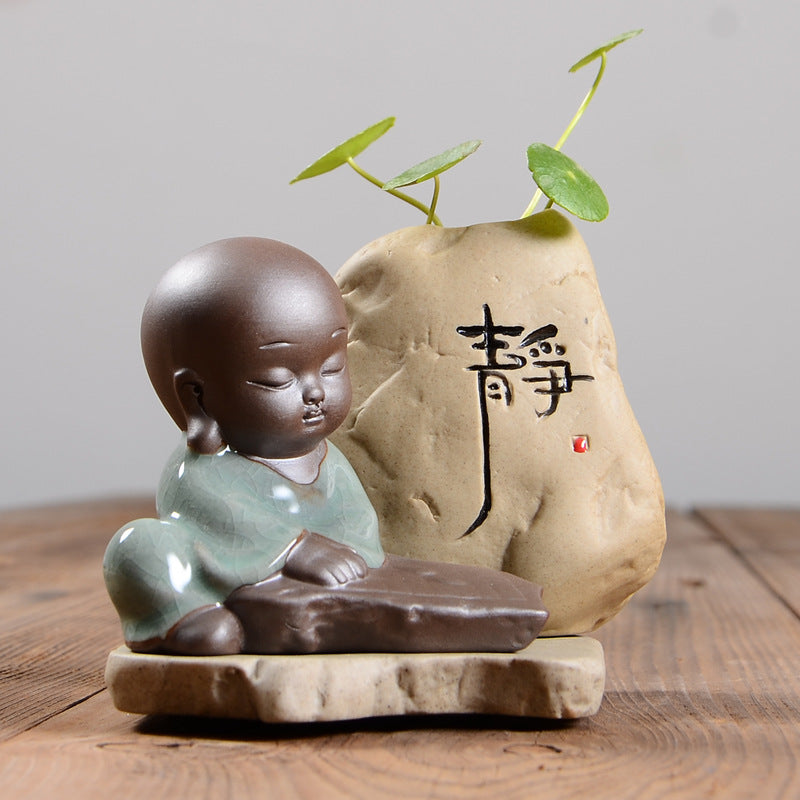Creative coarse ceramic tea pet decoration