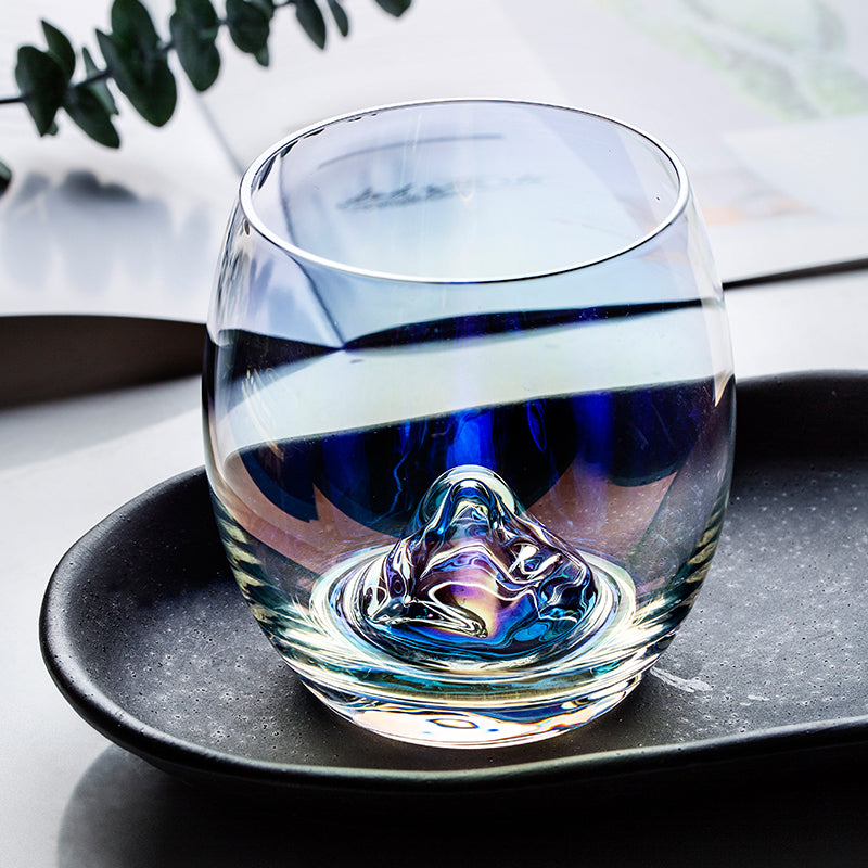 Nordic Colorful Rainbow Iceberg Glass