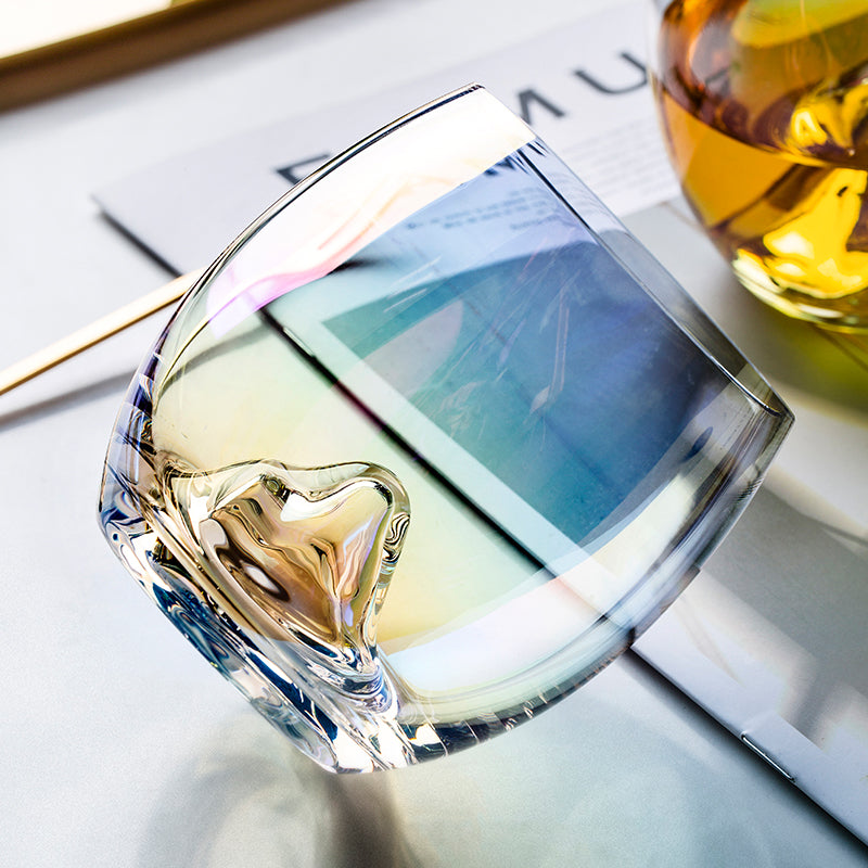 Nordic Colorful Rainbow Iceberg Glass