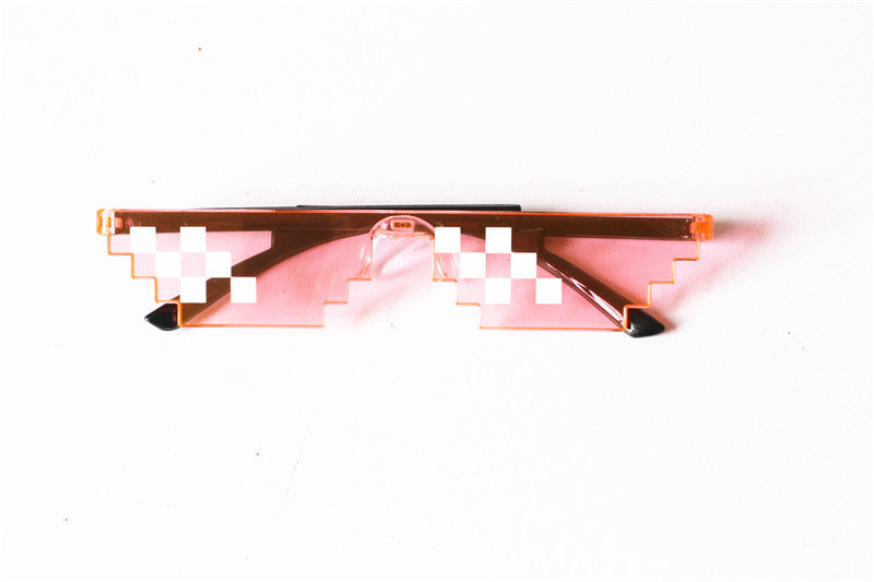 Funny Two-dimensional Prom Mosaic Sunglasses