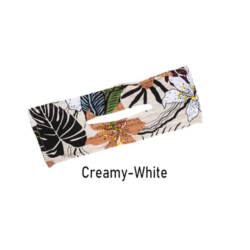 Printed Headband, Hair Coiler, French Vintage Bow