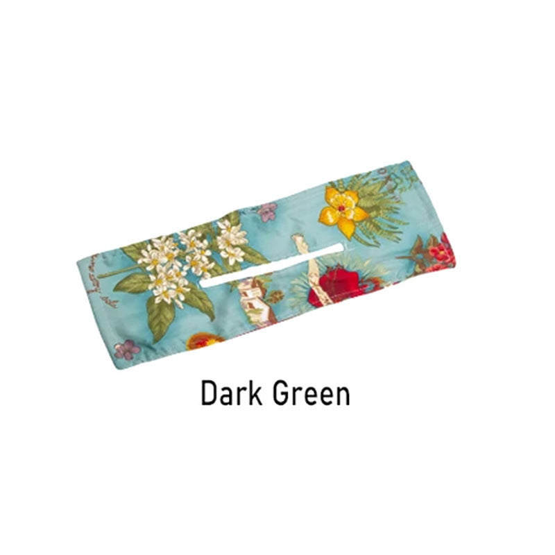 Printed Headband, Hair Coiler, French Vintage Bow