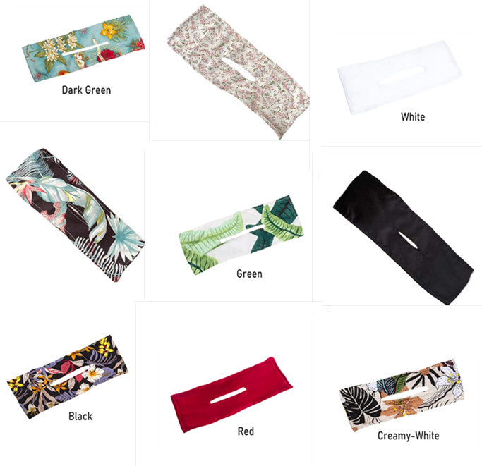 Printed Headband, Hair Coiler, French Vintage Bow