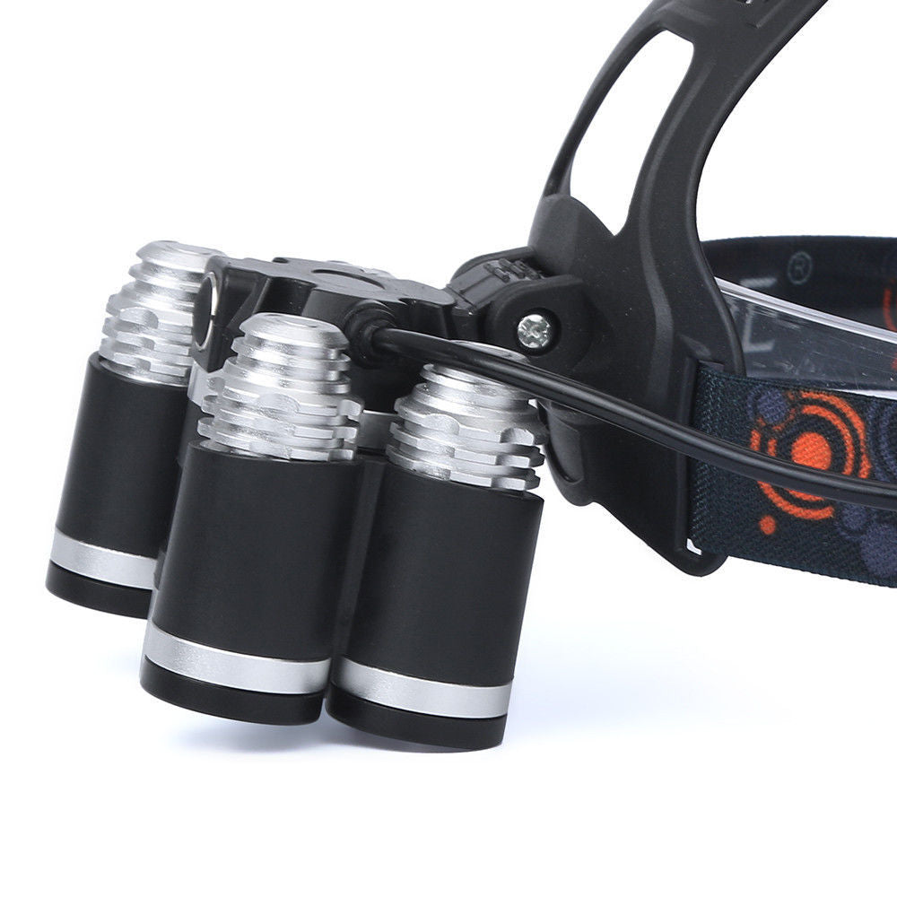 Powerful Strong Headlamp NEW Headlight Waterproof Head Lamp Light Torch Camping Hiking Hunting