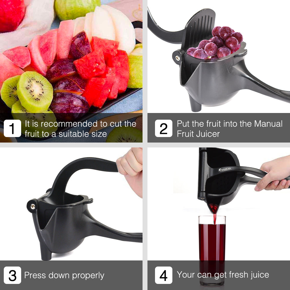 Hand Press Lemon | Citrus Squeezer - Heavy Duty Metal Aluminum Alloy for Fruit