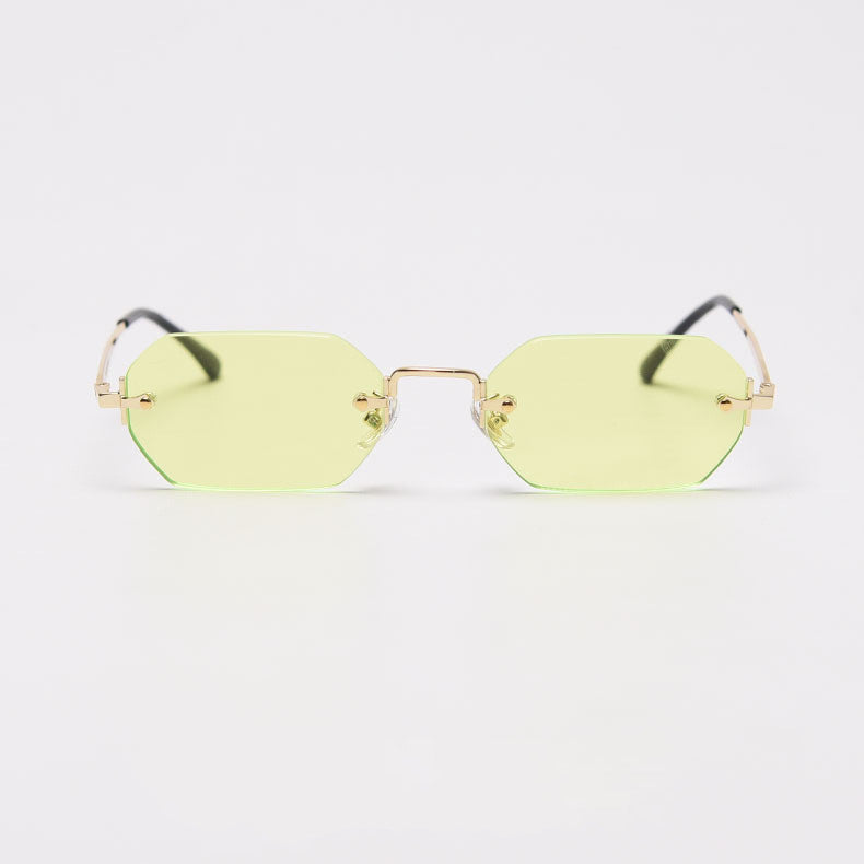 New Fashion Polygonal Frameless Sunglasses Women