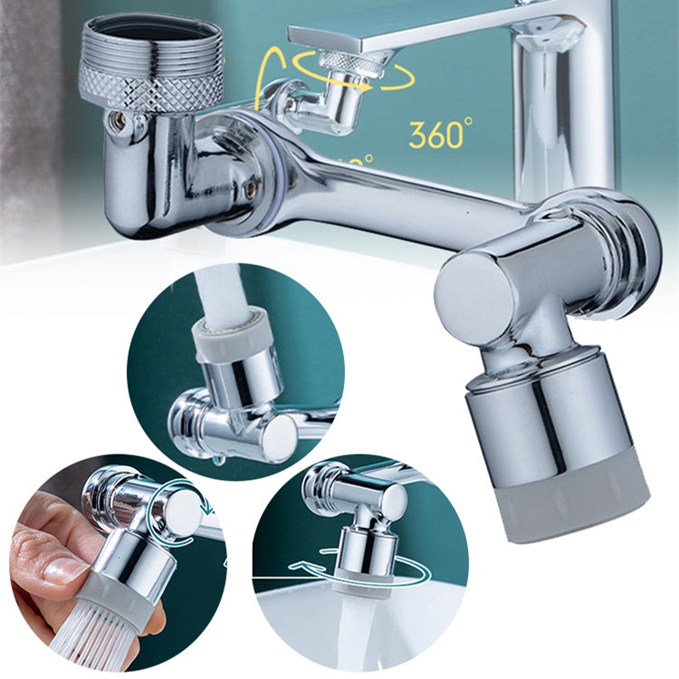 Universal 1080° Swivel Aerator Multifunction Faucet Extender - Splash Resistant Shower