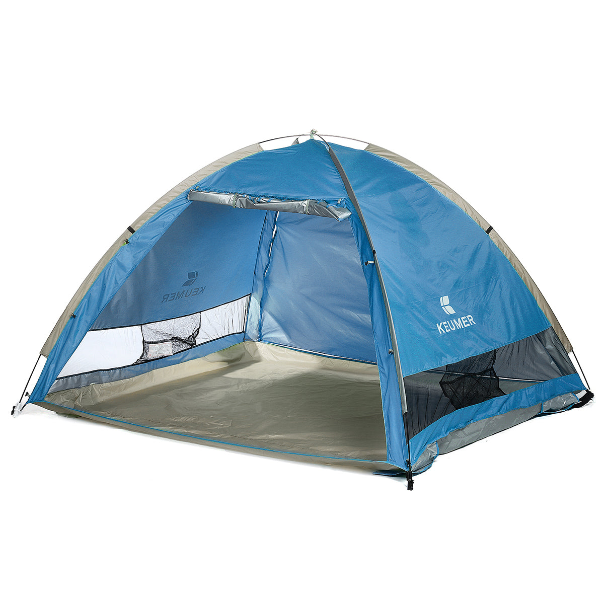 4-5 Persons Automatic Camping Tent UPF 50 Anti UV Beach Tent Sun Shade Canopy Outdoor Travel Fishing