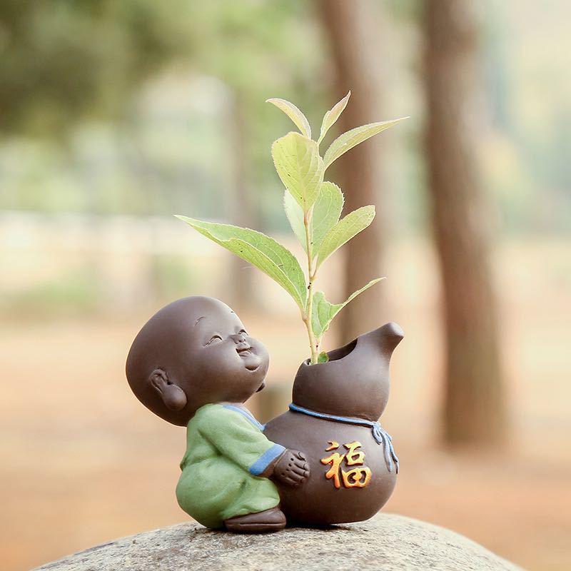 Buddha Desktop Flower Pots