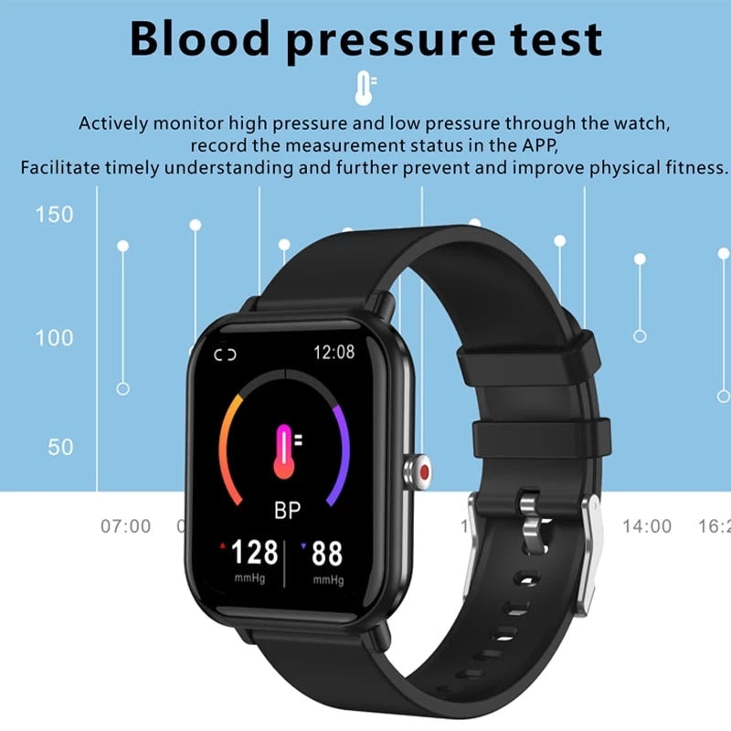 LIGE Q9 Pro Sport Smart Watch With Heart Rate | Blood Pressure Monitoring - IP68 Waterproof