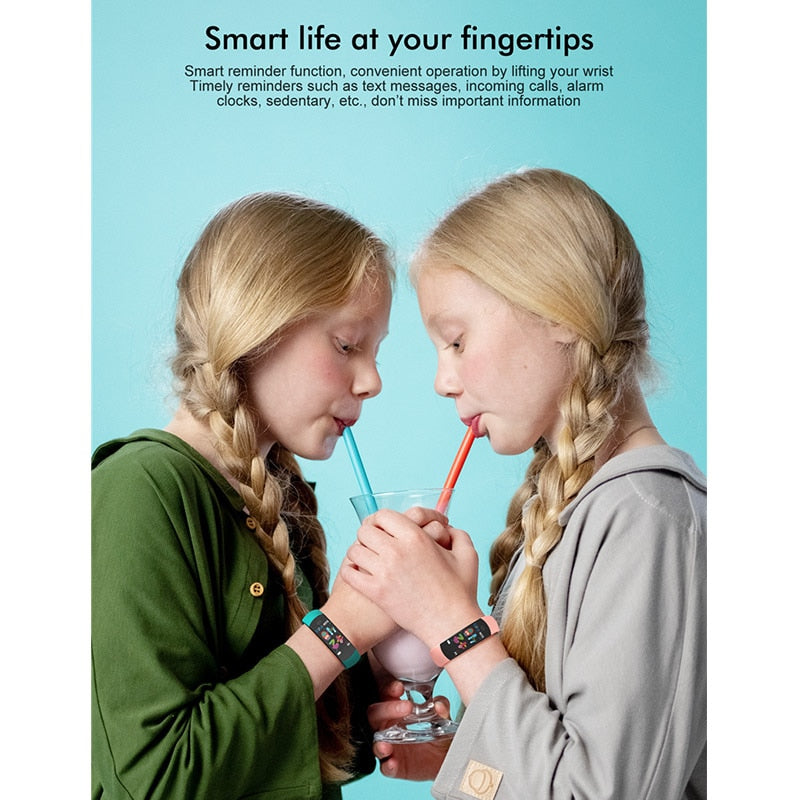 UGUMO Children's Smart Watch Fitness Bracelet With Body Temperature | Heart Rate | Blood Pressure Monitoring