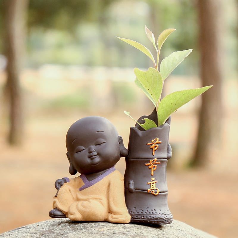 Buddha Desktop Flower Pots