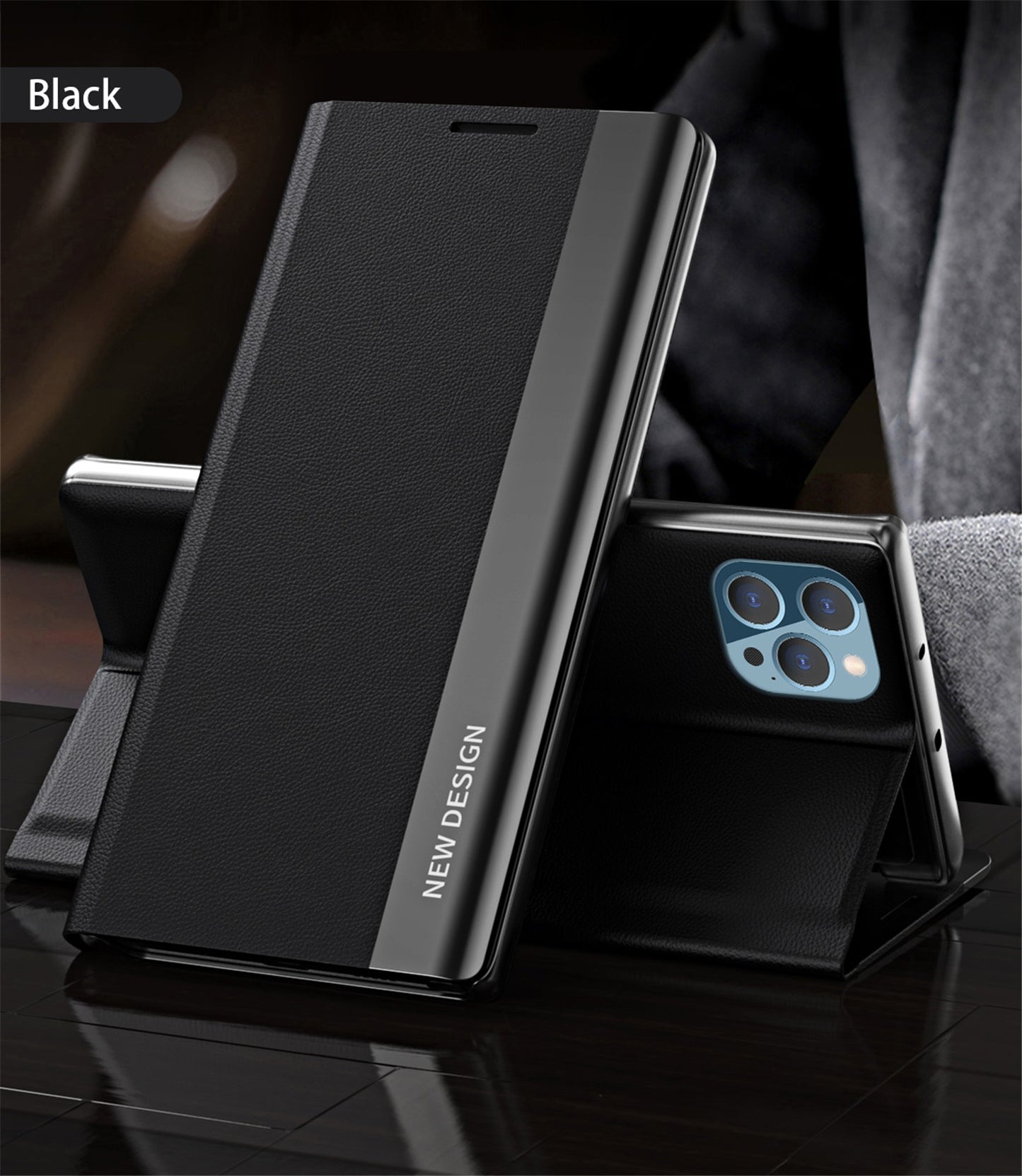 FlipShield Magnetic Flip Hard Case For iPhone