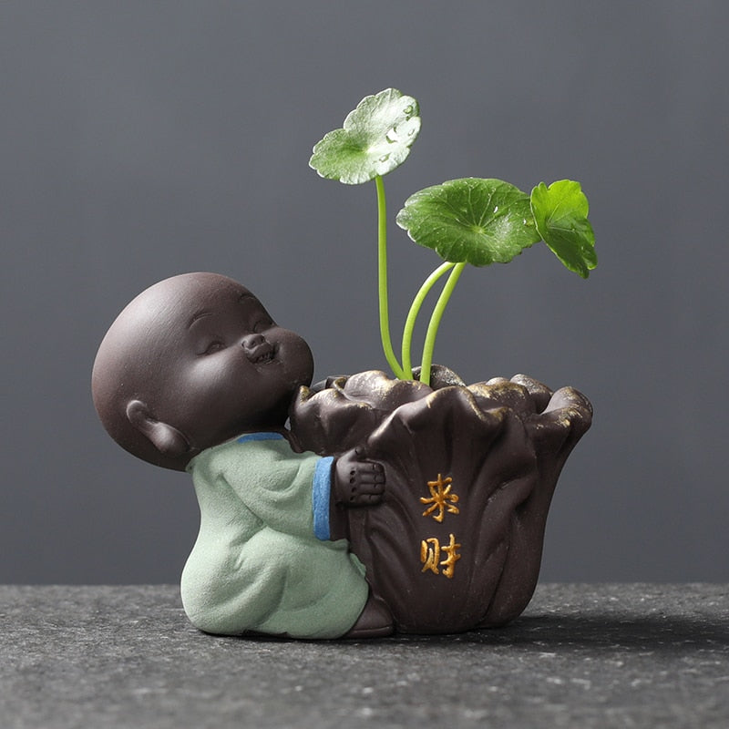 Buddha Desktop Flower Pots