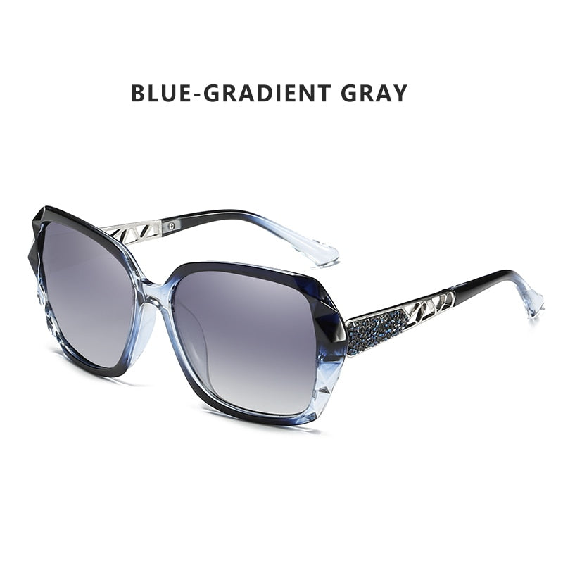 CoolPandas Brand Luxury Design Oversized Fashion Polarized Sunglasses For Women