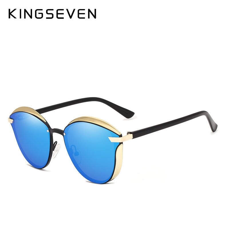 KINGSEVEN Luxury Design Elegant Polarized Sunglasses For Ladies - UV400 Protection | Cat Eye Style