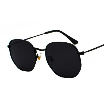 Hexagon Metal Frame Sunglasses For Women
