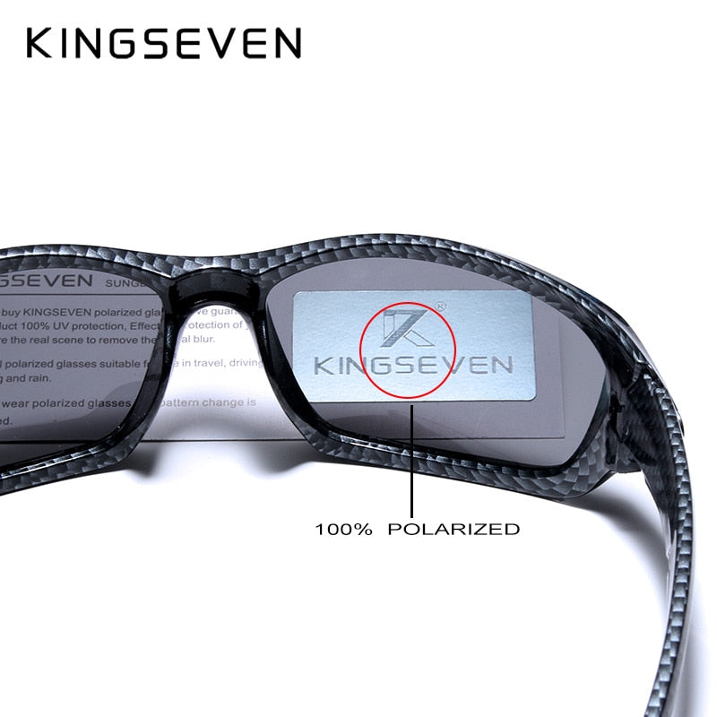 KINGSEVEN Luxury Brand Designer Fashion Vintage Polarized Sunglasses For Men - UV400 Protection