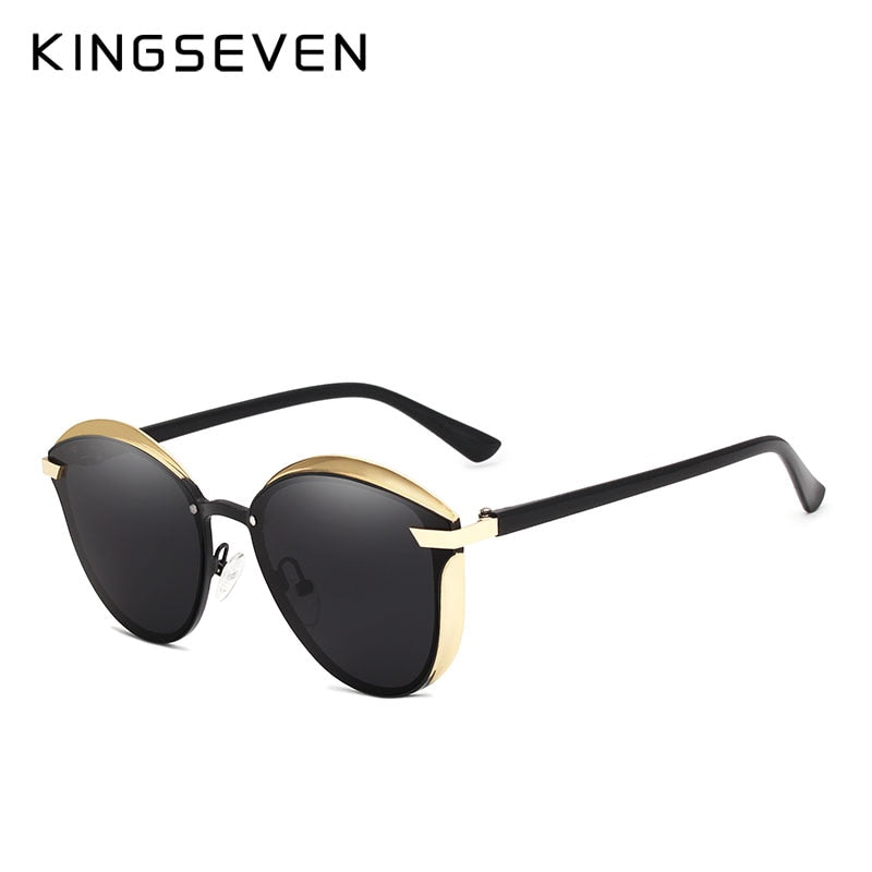 KINGSEVEN Luxury Design Elegant Polarized Sunglasses For Ladies - UV400 Protection | Cat Eye Style