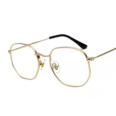 Hexagon Metal Frame Sunglasses For Women