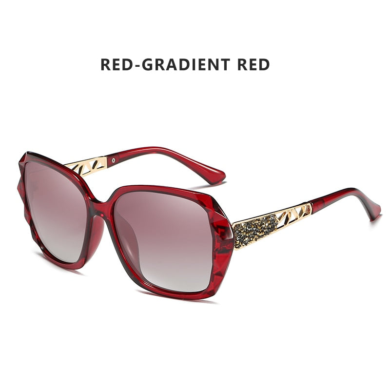 CoolPandas Brand Luxury Design Oversized Fashion Polarized Sunglasses For Women