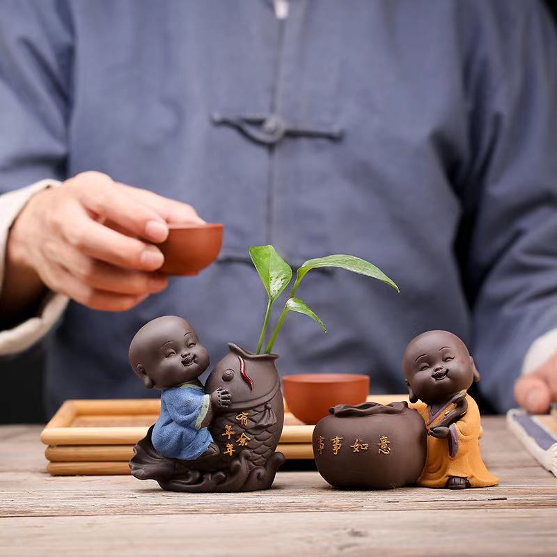 Buddha Desktop Flower Pots