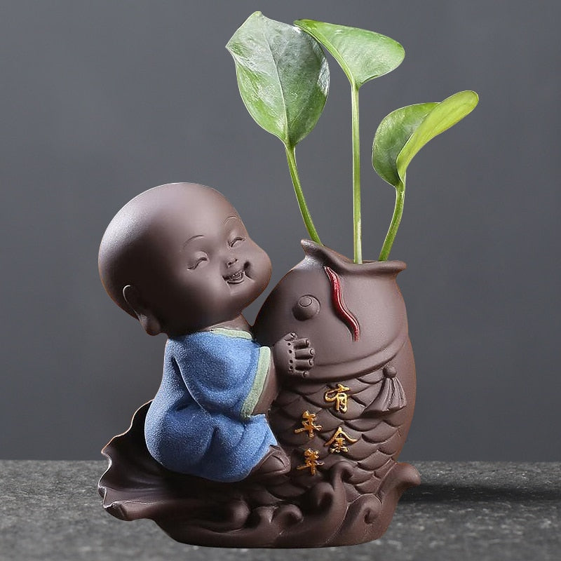 Buddha Desktop Flower Pots
