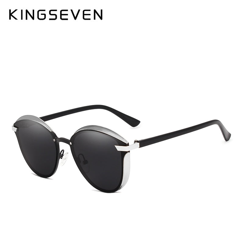 KINGSEVEN Luxury Design Elegant Polarized Sunglasses For Ladies - UV400 Protection | Cat Eye Style