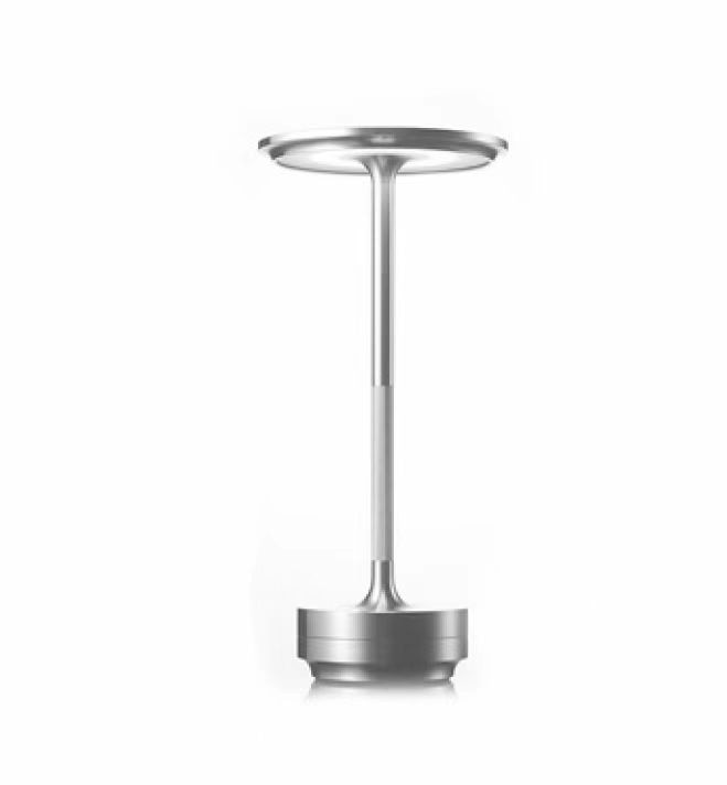 Metallic Cordless Rechargeable Waterproof Table Lamp