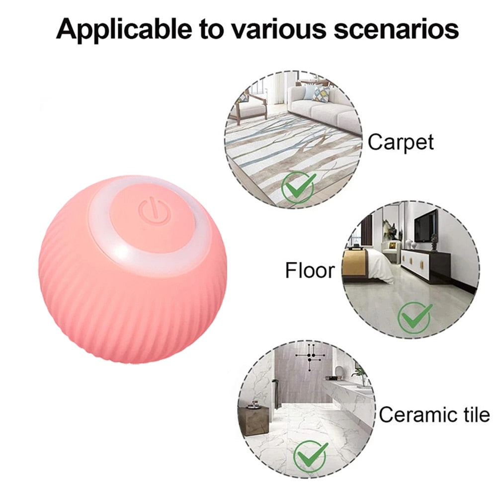 Smart Rolling Cat Ball Toy