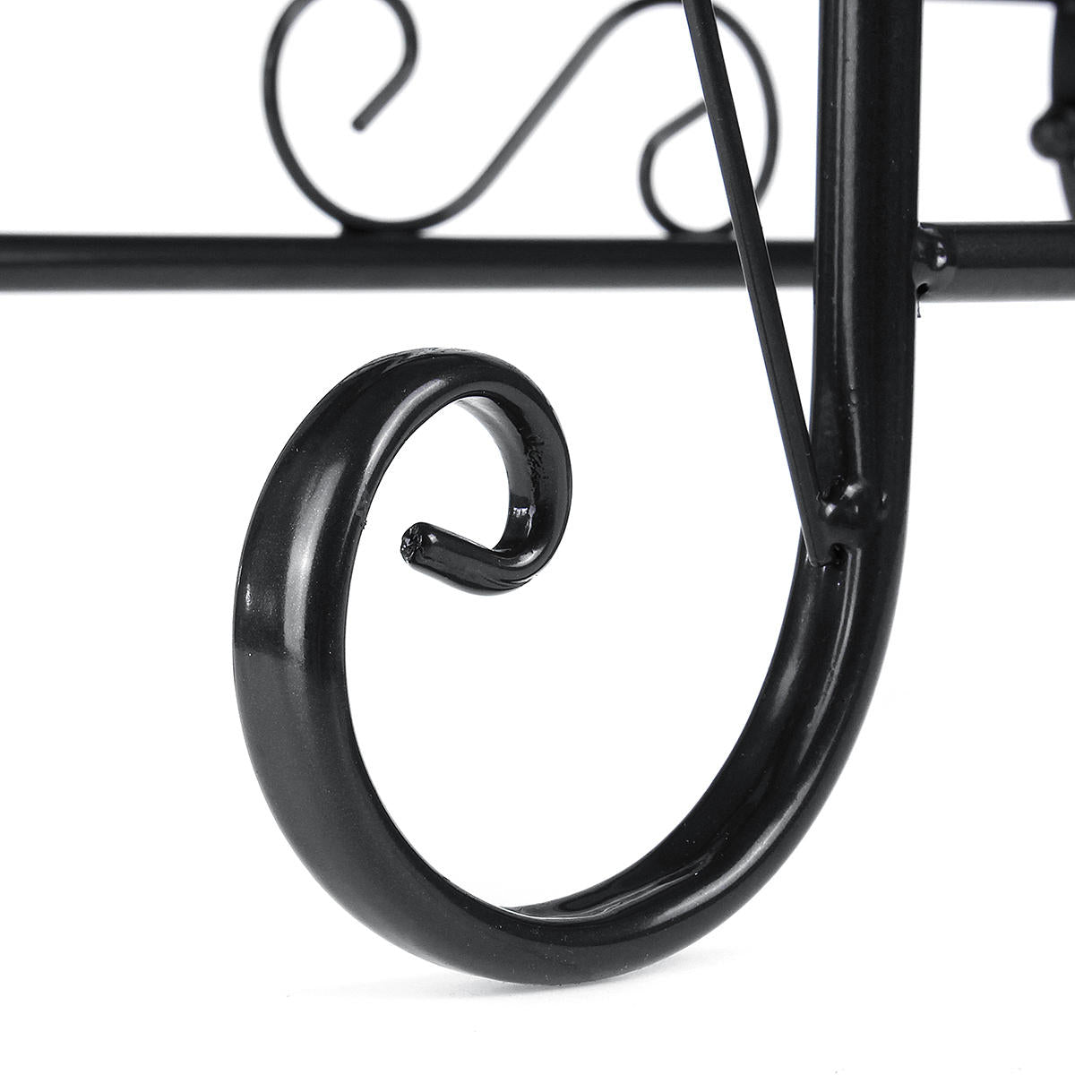 Flower Pot Plant Stand - Classical Design Iron Design Bookshelf - For Office Home Garden