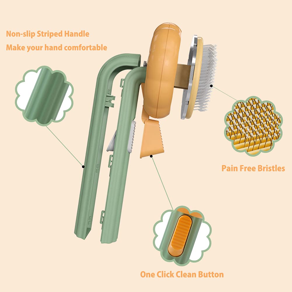 Pumpkin Self Cleaning Comb For Cat