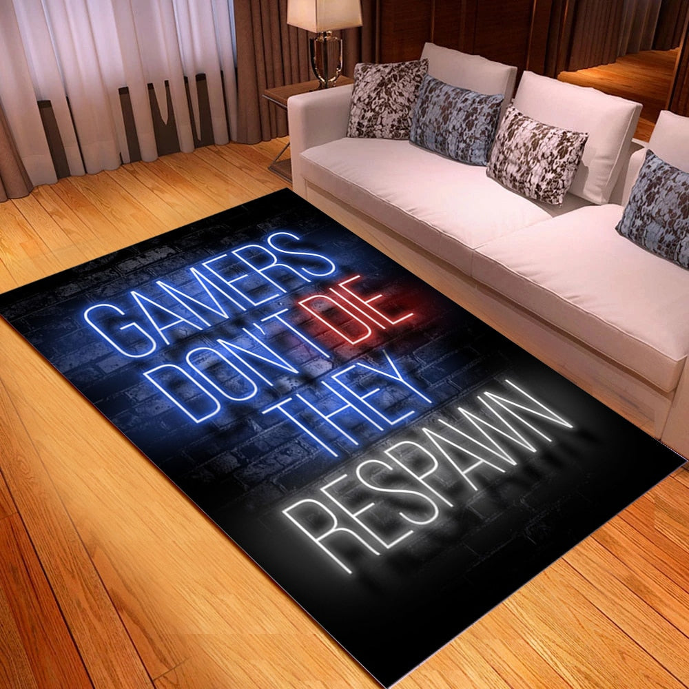 Creative Game Console Furry Carpet