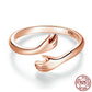 Hug Ring - 925 Sterling Silver