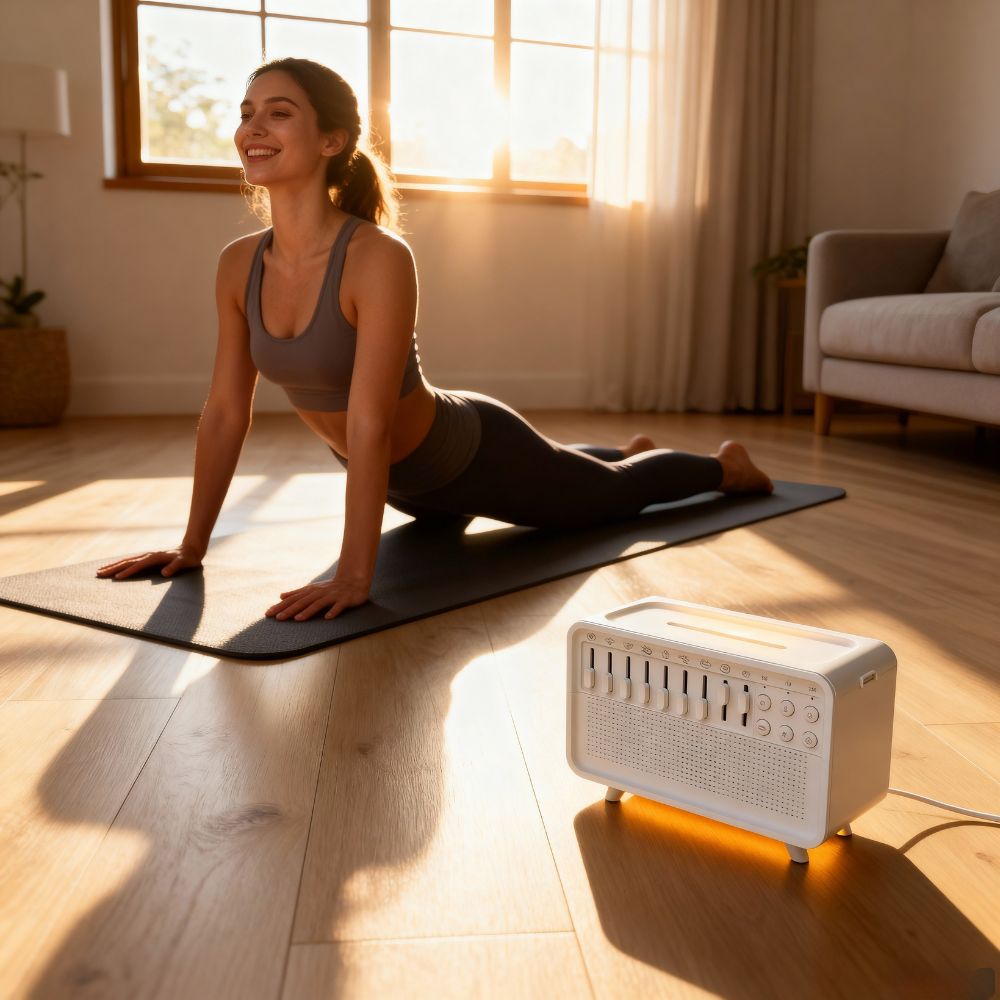 ZenBreeze™ - 4 in 1 White Noise Sound Machine Night Light Humidifier