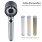 HydroEco™ 4 Modes High Pressure Shower Head with Filter