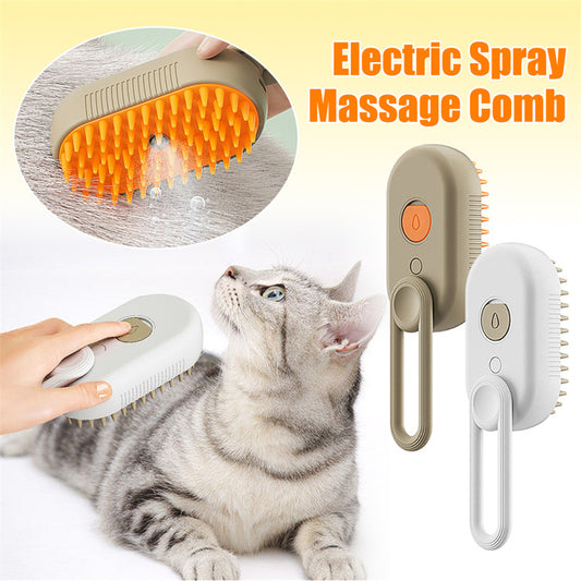 PawPerfect 3-in-1 Electric Steam Pet Brush