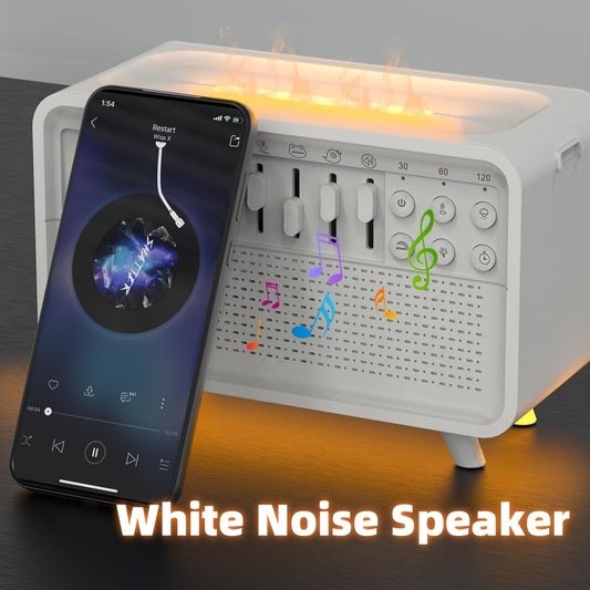 3 in 1 White Noise Sound Machine Night Light Humidifier