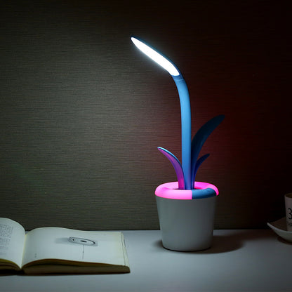 Plant Shaped Eye Protection LED Table Lamp